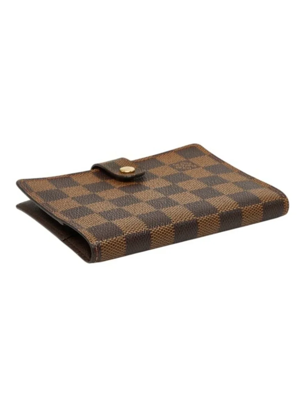 Louis Vuitton Damier Agenda PM Notebook Cover Brown Leather